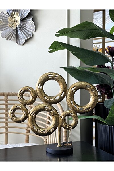 HERA DEKOR GOLD DÖKÜM HALKALI OBJE