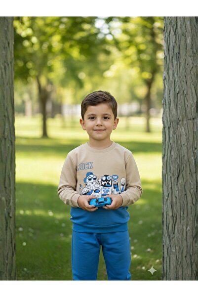 Yalçınoğlu Kids 1-4 Years Old Baby Children's Daily 2-Piece Seasonal Set | Sw...