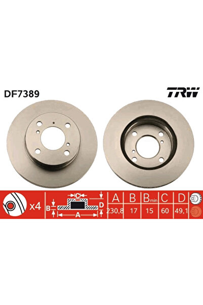 TRW Disc Frana Suzuki Alto 6/Wagon R+