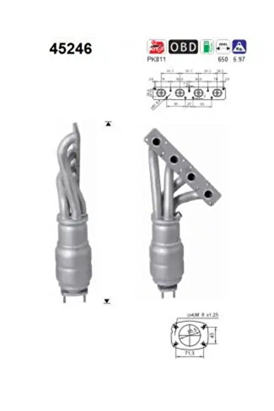 As Catalizator Bmw 1/3
