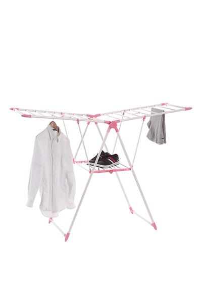 Türkiye Clothes Airer Foldable Carbon Steel Wing Multifunction Pink 143 cm × ...
