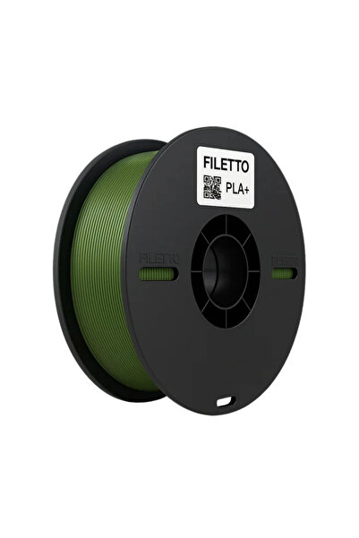 FİLETTO PLA+ Haki Yeşil 3D Filament 1.75mm 1KG