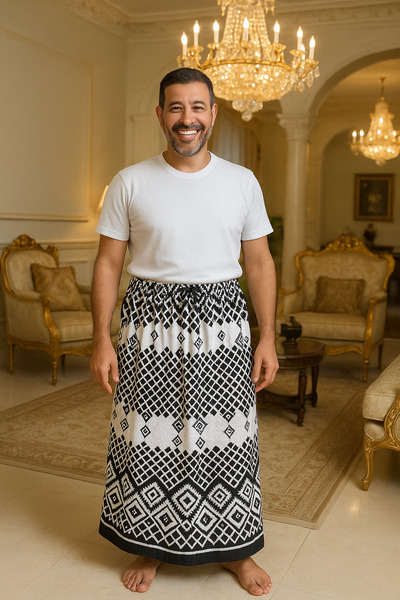 BHNS Men's comfortable elastic waistband with side pocket, men's waistband, men's towel, men's home towel, men's sleepwear, men's sports shorts