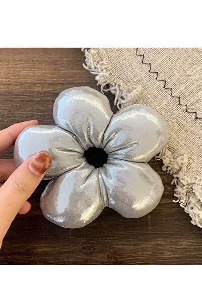 CAŞ DEKORASYON Gray Color Daisy Simit Buckle