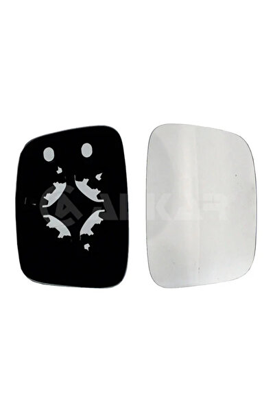 Alkar Стъкло за дясно външно огледало за обратно виждане за VW Caddy 3 Van