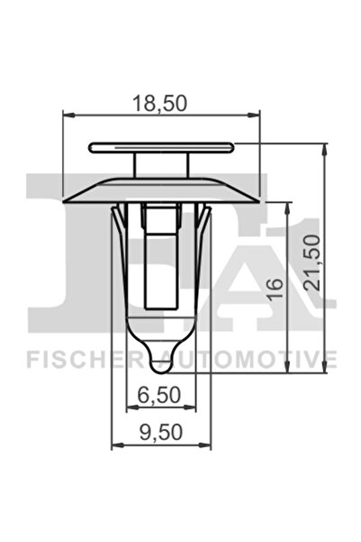 FA1 Clips Acoperire Decorativa Si Protectie Ford Escrt 4/Escrt 5/Fiesta 3