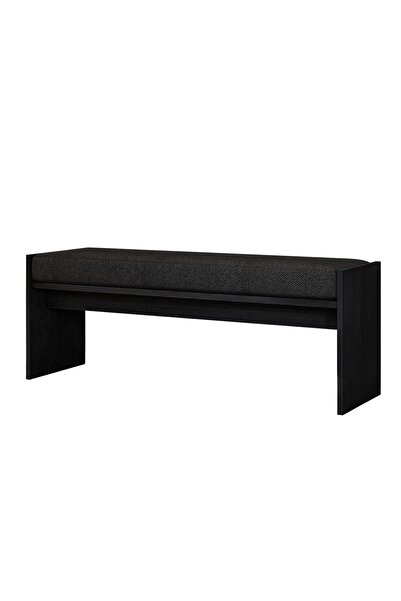 İNARCH DİZAYN Pearl Bench – Modern Tasarım Antre, Mutfak, Yatak Odası, Balkon Oturma Bankı, Ahşap Siyah
