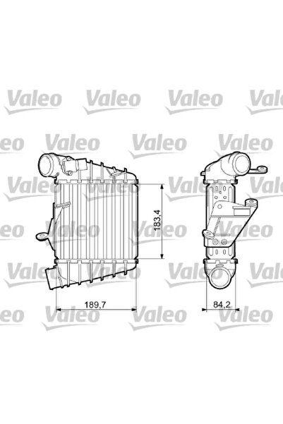 VALEO Intercooler Compresor Seat Cordoba/Ibiza 3 Skoda Fabia 1/Fabia 2/Roomster