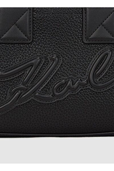 Karl Lagerfeld Deri Siyah Kadın El Çantası A3W300281av
