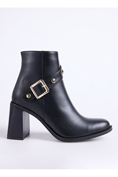 Fabrika Siyah Kadın Topuklu Bot BLOCK-BLENID