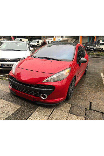 Peugeot 207 Uyumlu Evrensel Universal 3 Parça Cupra Kupra Ön Ek Tampon Dili Lip Esnek Karlık