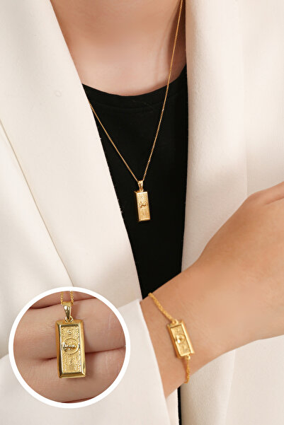 Sanem silver Dolar kolye,925 Ayar Gümüş Ayar Üzeri 14 Ayar Altın Kapama ,Kolye,Dolar Kolye,