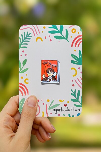 uğurlu dükkan Süpürgeli Mini Harry Potter Rozeti