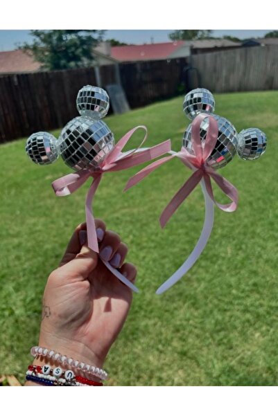 ÇİLEKHOMEAVM Miki mause disko topu süslü taç