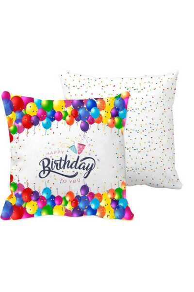 custom designed gift balloon patterned sublimation pillowcase