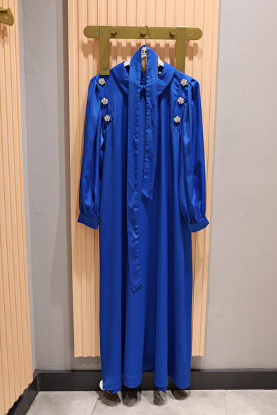 my312 فستان سهرة نسائي من My 312 25S5557 مزين بالأحجار على الكتف