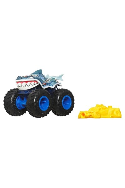 HOT WHEELS Monster Trucks 1:64 Arabalar SHARKS vs DINOS GREAT BITE FYJ44-JCD73