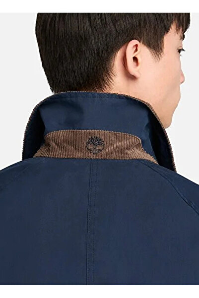 Timberland TB0A44GB4331-Waterproof Barn Coat Mavi Regular Fit Düz Erkek Ceket