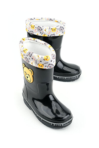 GEZER Winter Boy's Warm Lined Waterproof Rain Boots