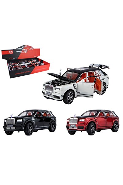 VARDEM OYUNCAK Metal Pull-Open Doors with Lights and Sound Rolls Royce Car Custom Made