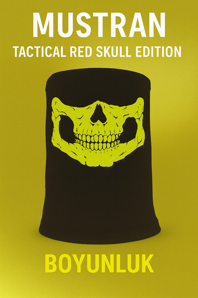 Mustran Tactical Skull Boyunluk | Termal Kışlık Unisex Yüz ve Boyun Koruma Ma...