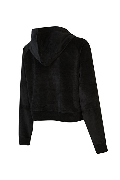 New Balance WNJ3506-BK Lifestyle Women Full Zip Siyah Regular Fit Düz Kadın Z...