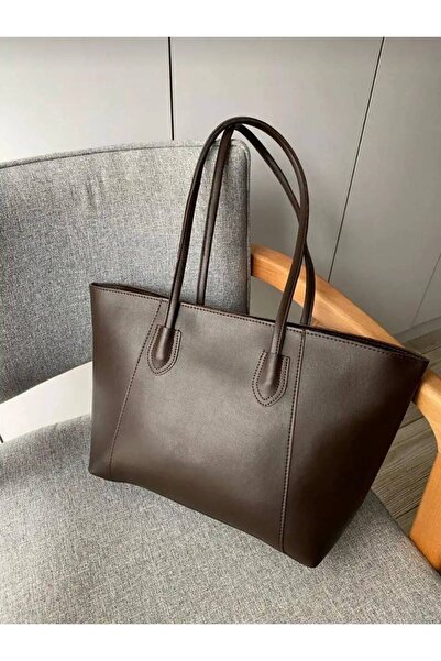 LOVELYSTORE Γυναικεία τσάντα ώμου μεγάλου μεγέθους με φερμουάρ (42x25)