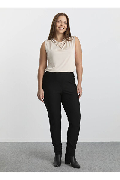 Selen Normal Bel Normal Antrasit Kadın Pantolon 25KSL5459