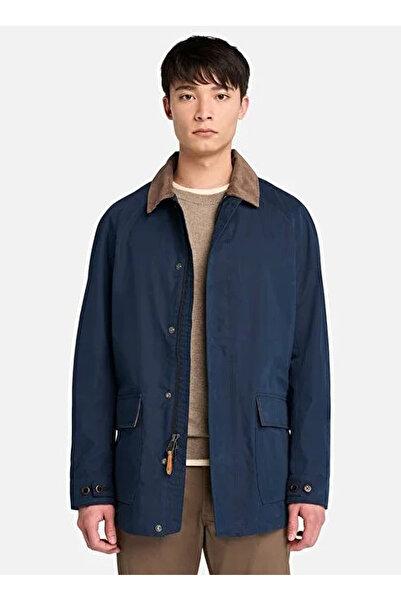 Timberland TB0A44GB4331-Waterproof Barn Coat Mavi Regular Fit Düz Erkek Ceket