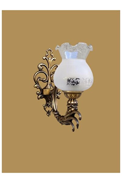 DEDE Grapes Shape Zamak Metal Wall Light with Antiqued Finish and Matte White Color Glass