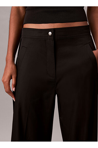 Calvin Klein Jeans Yüksek Bel Straight Siyah Kadın Pantolon LV044D612GUB1