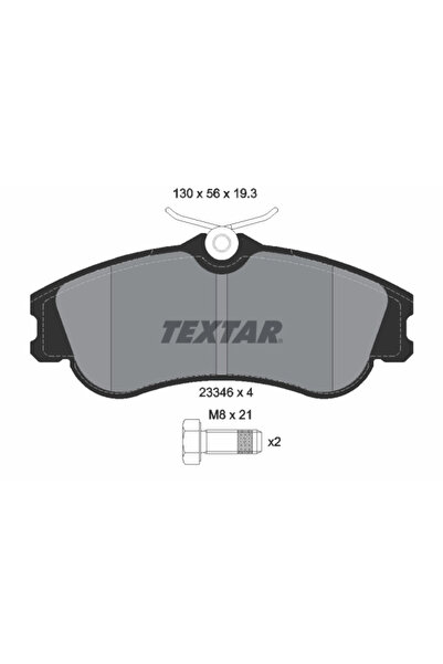TEXTAR Set Placute Frana Frana Disc Citroen Berlingo / Berlingo First Microbu...