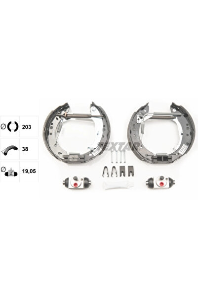 TEXTAR Set Saboti Frana Mitsubishi Colt 6/Colt Caseta/ Smart Forfour