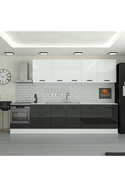 Yurkan 315 cm Mutfak Dolabı MDF Kapak Tezgah Dahil YRKN315 99