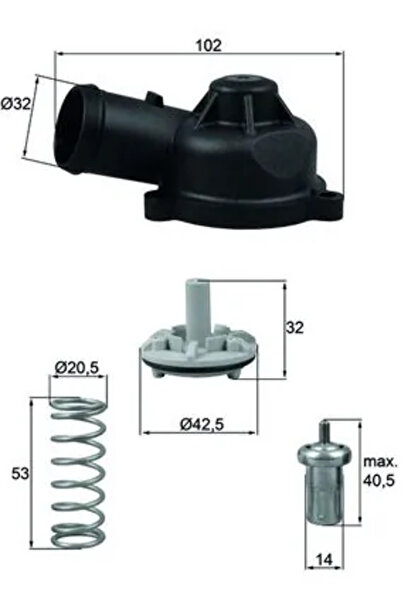 MAHLE Termostat Lichid Racire Audi A1/A3/Tt Seat Altea Xl/Cordoba/Ibiza 4