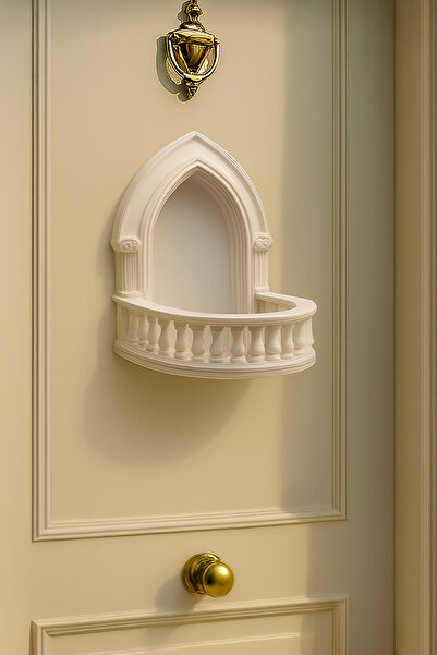 MD×JOA Kapı Süsü Kapı Önü Aksesuar Balkon Süsü Duvar Rafı Dekoratif Obje