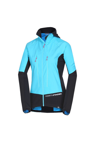 NORTHFINDER Geacă de schi de tură hibridă pentru femei Polartec® KRIZNA 2 alb...
