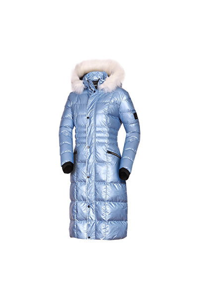 NORTHFINDER Jachetă strălucitoare pentru femei STARLA albastru deschis