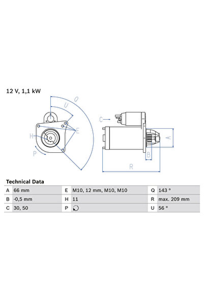 Bosch Starter Renault Avantime/Clio 2/Espace 3