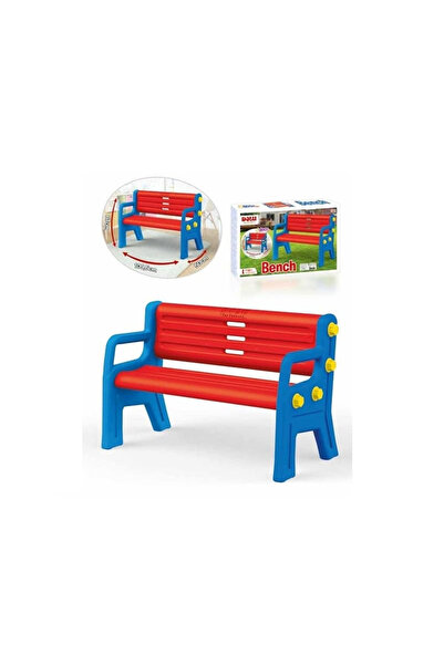 Dolu Bench, Red+Blue, 67x109.5x50cm -