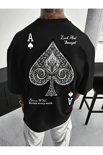 qubo sportswear & company Κοντομάνικο βαμβακερό μπλουζάκι oversize με στρογγυ...