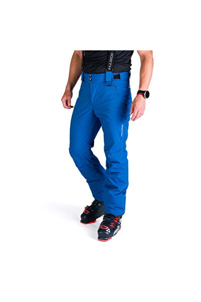 NORTHFINDER Pantaloni de schi bărbătești cu bretele ISHAAN albaștri