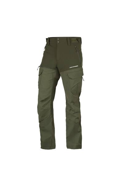 NORTHFINDER Pantaloni bărbătești outdoor cu buzunare combinate BISHORN verde ...