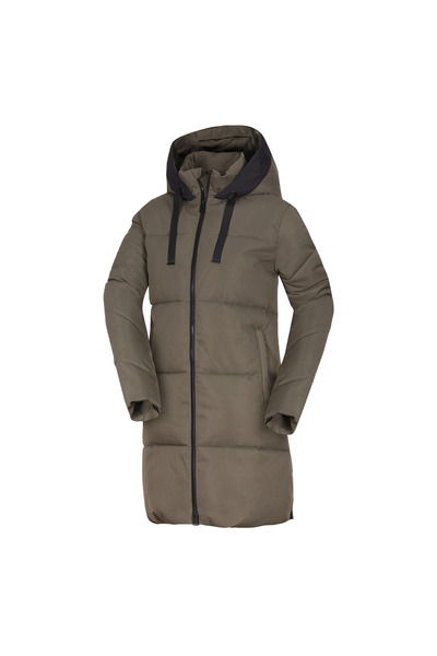 NORTHFINDER Geacă de damă BU-6367SP, casual, la modă, cu puf, ARYA, verde închis