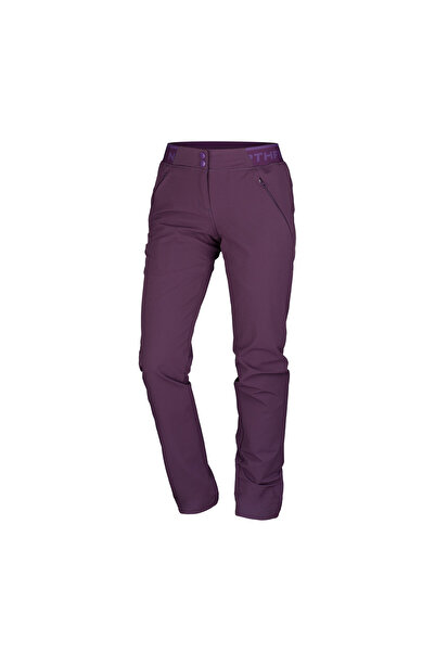 NORTHFINDER Pantaloni elastici pentru femei JIMENA lila