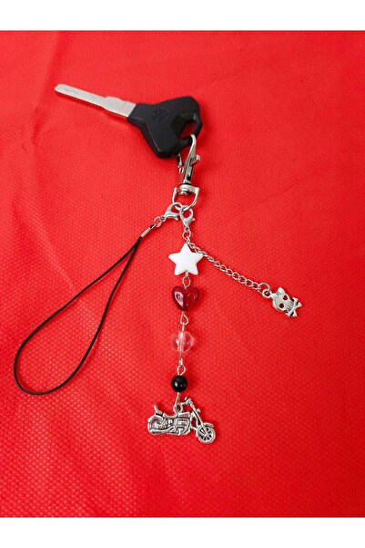 LE&DA Accessory Motosiklet Coquette Fairycore Charmlı Çanta Aksesuarı