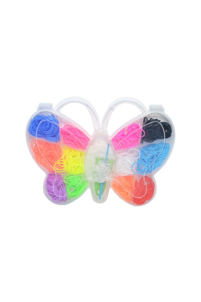 OEM Set creativ elastice, 360 piese, Fluturas