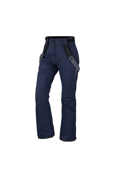 NORTHFINDER Pantaloni de schi comozi pentru femei 10K/10K BRYLEE albastru închis