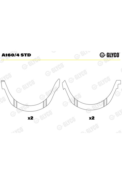 GLYCO Saiba Distantier Arbore Cotit Citroen Berlingo / Berlingo First Autouti...