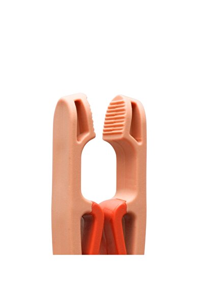 Makker Home 24'lü Premium Plastik Yaysız Mandal, Kırılmaz Mandal, Çamaşır Mandalı, Yaysız Mandal, Poşet Klipsi